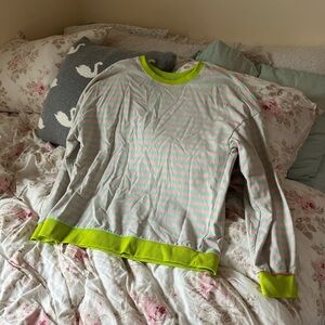 Striped Pink and Green top